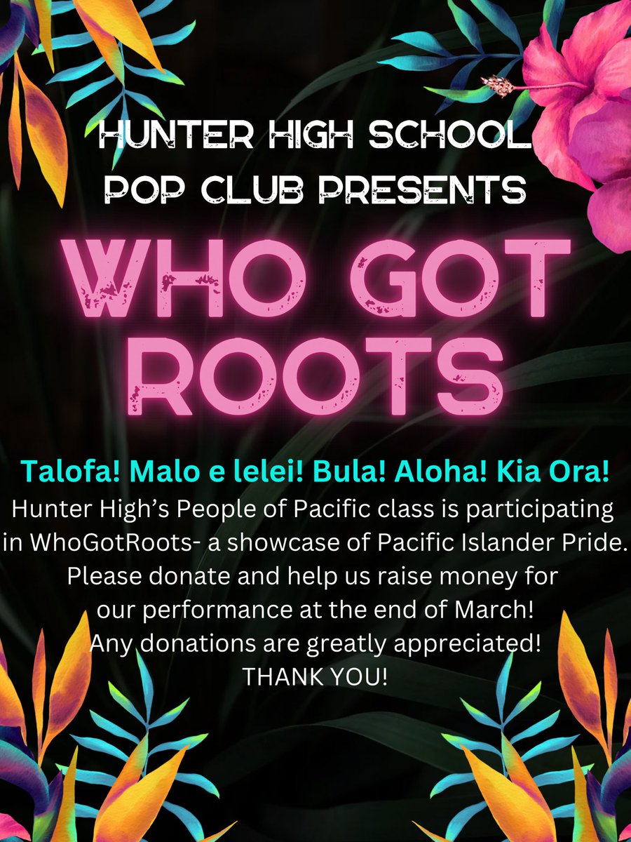 kurratram's tweet photo. Bula my friends! My students at Hunter High are participating in a dance showcase for the Pacific Islands! They perform March 30, and are in need of donations to help pay for the regalia/outfits and materials needed to dance! Plz donate if you can! https://t.co/Sr0YWv2BgY https://t.co/BUIzlheSTo