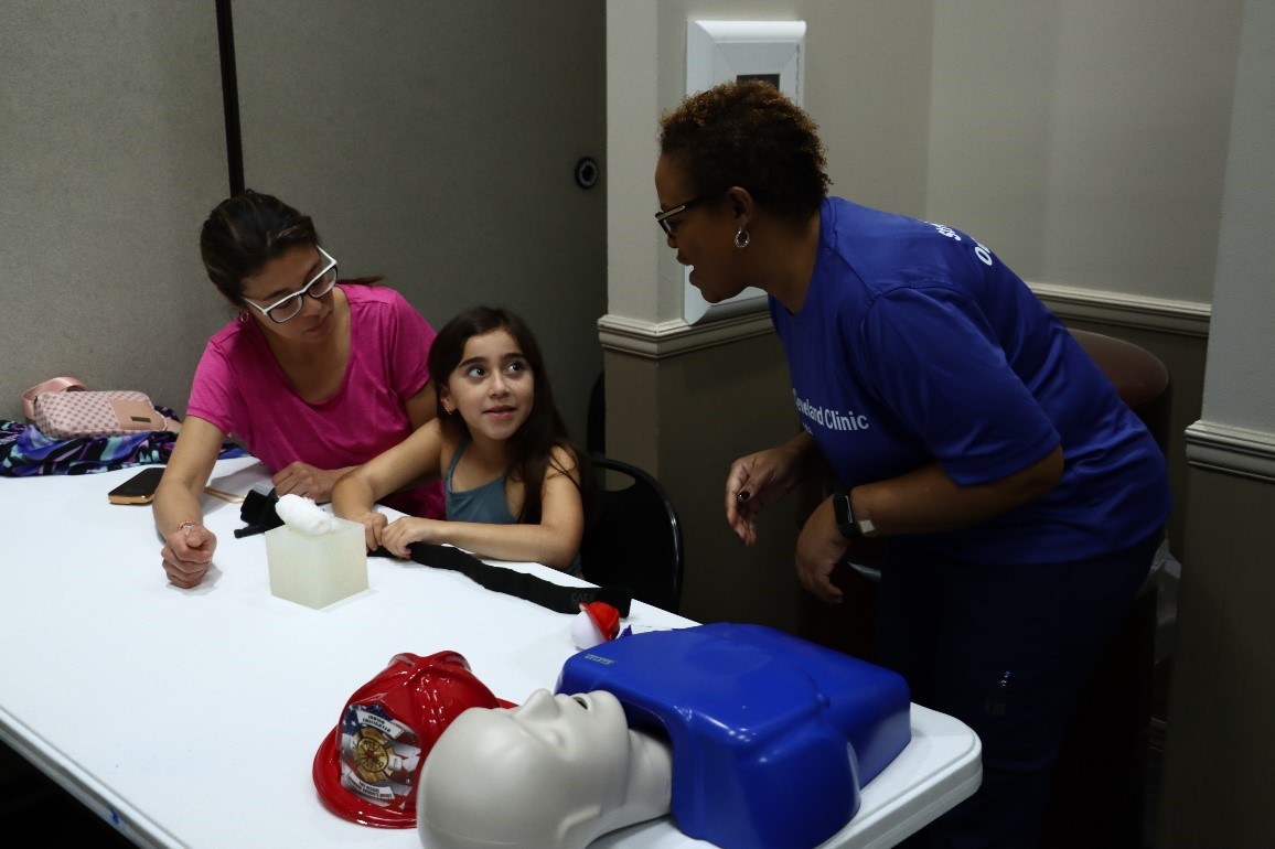 Some of our amazing caregivers participated in the 2024 Community CPR Training Day event with the <a href="/CityofWeston/">City of Weston</a>, providing training in #CPR, #AED and #StoptheBleeding.

❤️ It was great seeing over 200 attendees, from children to adults, stop by and learn!