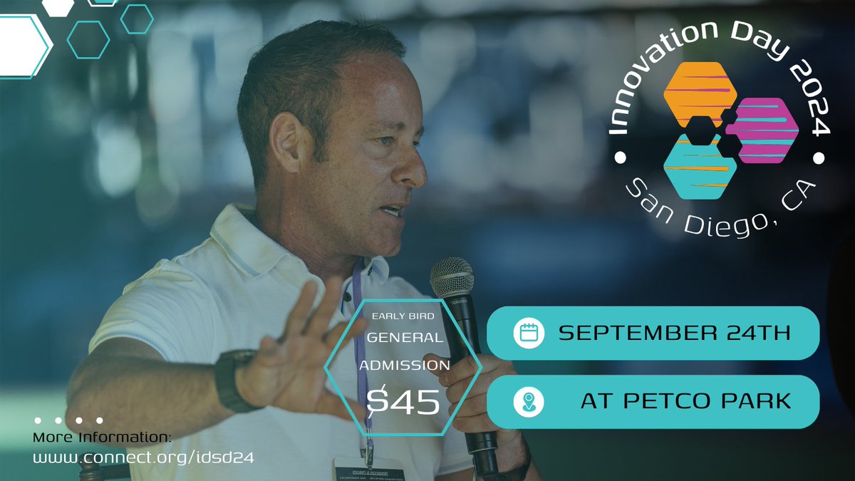 🚀 Returning to Petco Park on September 24, this event is your gateway to the vibrant future of San Diego's tech and life sciences. Dive into a day filled with expert talks, innovative exhibits, dynamic panels, inspiring pitches + more at #IDSD24. 🎟️ bit.ly/4aXFLvE
