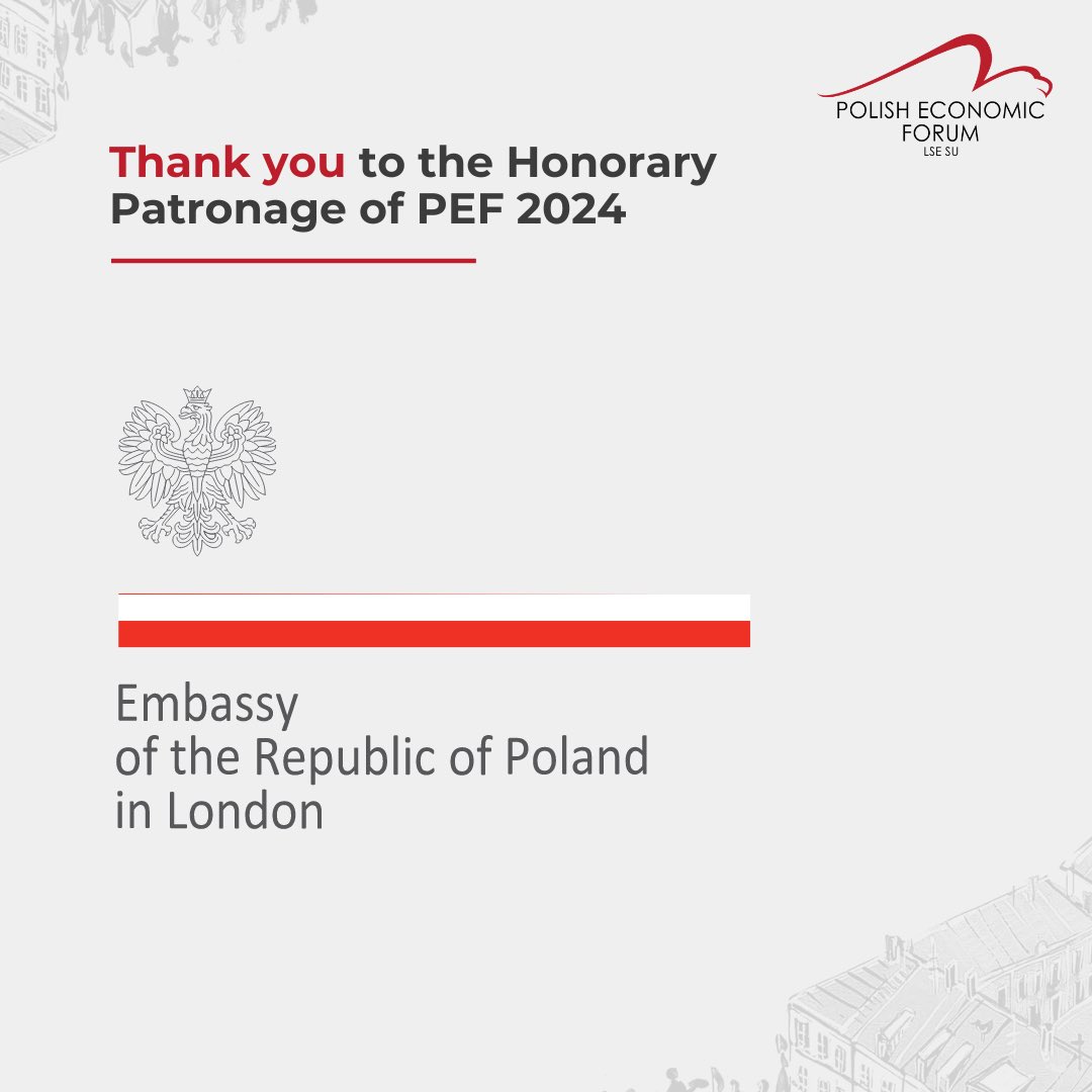 Deep gratitude to our Honorary Patron, the Embassy of the Republic of Poland in London for championing the spirit of progress and collaboration at the Polish Economic Forum

#PEF2024 
#PolishEconomicForum 
#35YearsOfGrowth
#NavigatingTheEconomicTransformation