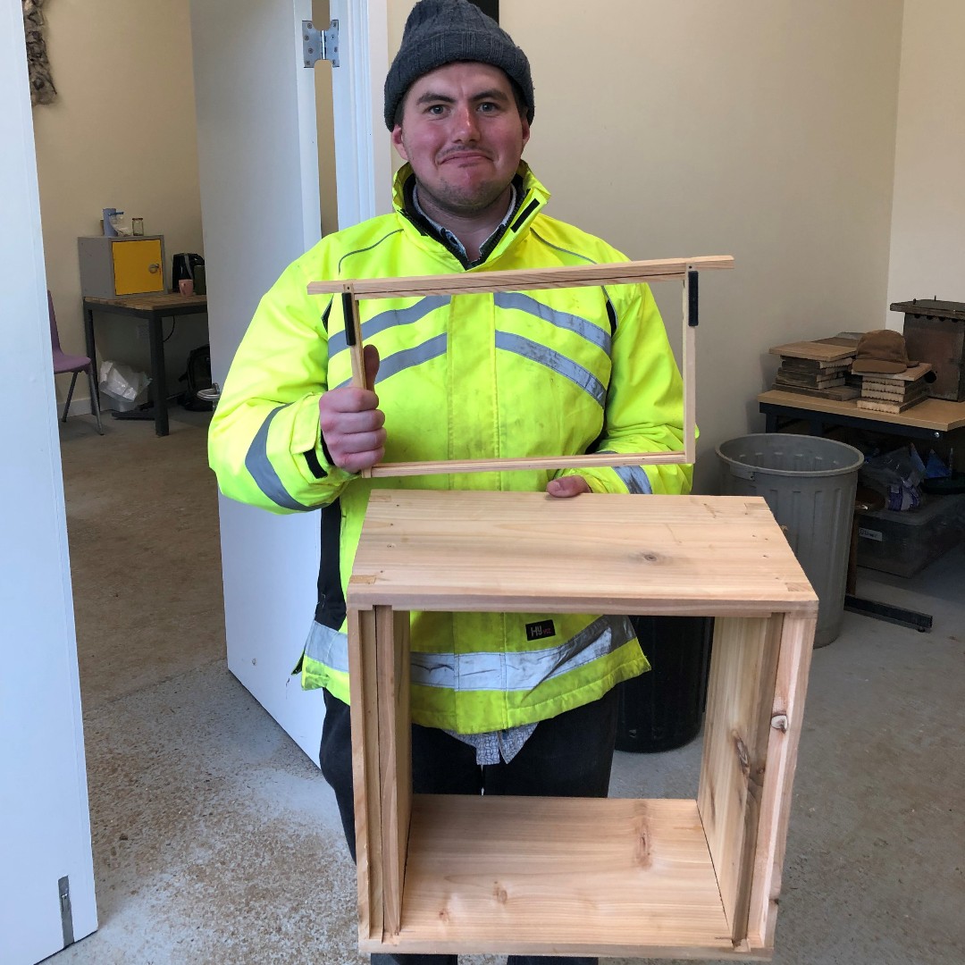 We couldn't BEE more thrilled with the success of this recent workshop experience - Byron has assembled a bee hive kit! 🐝

Thank you to Phil Cane and support from WNKLBA member Richard. 🙌

#Bees #Sustainability #CommunitySupport #Community #SupportedLiving #Thornage #Charity
