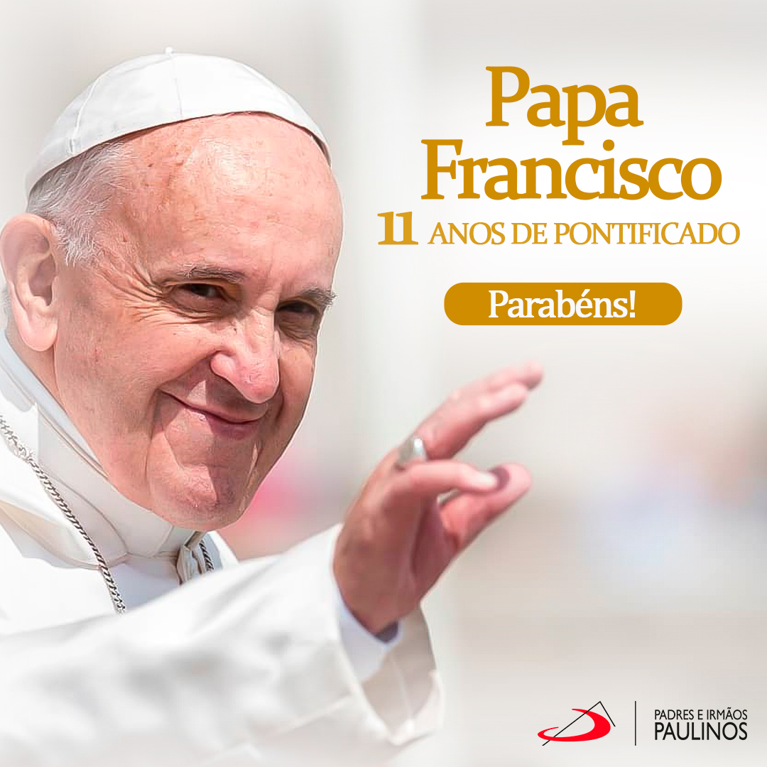 Senhor, protegei o nosso santo padre o Papa Francisco. Sede para ele luz, força e consolação.

#Paulinos #11Anos #PapaFrancisco #IgrejaCatólica
