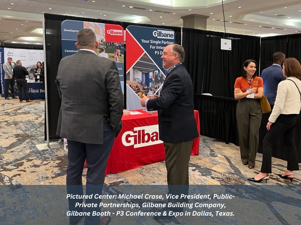 GilbaneDevCo's tweet image. Just wrapped up at @TheP3Conference where our P3 team actively engaged in pivotal discussions throughout the conference. We look forward to driving innovation and sustainable developments together in the P3 space. #ConferenceRecap #P3C #P3Conference