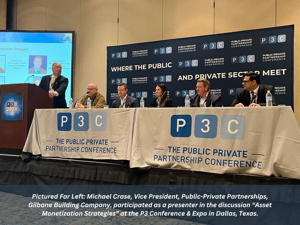 GilbaneDevCo's tweet image. Just wrapped up at @TheP3Conference where our P3 team actively engaged in pivotal discussions throughout the conference. We look forward to driving innovation and sustainable developments together in the P3 space. #ConferenceRecap #P3C #P3Conference