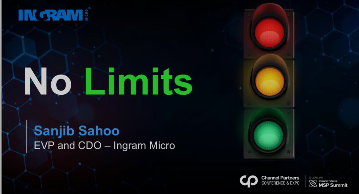 Today’s Keynote Speaker’s include @IngramMicroInc’s CDO @SahooSanj — one of the 🌎top minds in Business and Tech! “Be aggressively digital and amazingly human.” #CPEXPO #AI #NOLIMITS