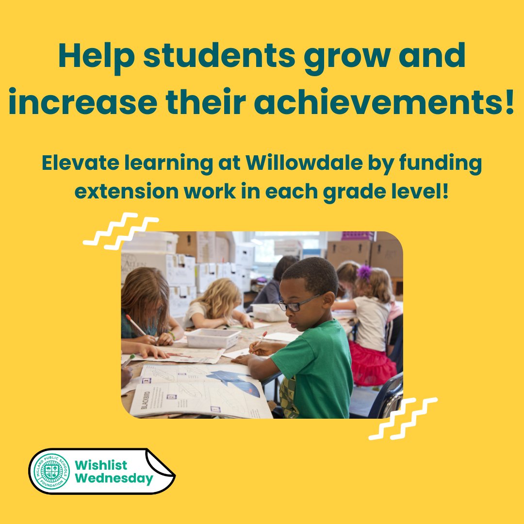 You can help elevate learning at @MPS_Willowdale ! ✏️🎒 Use the link below to donate to Willowdale's wish list!  #Proud2bMPS  mpsfoundation.org/wish-lists