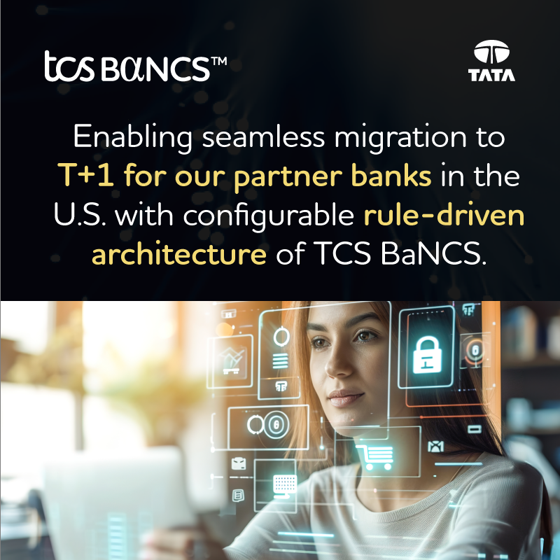 With the core principles of T+1 already built into the product for other securities markets, how can TCS BaNCS help the North American financial ecosystem meet the challenges of T+1? To know more read: lnkd.in/gcyxzC4N #securities #capitalmarkets #northamerica