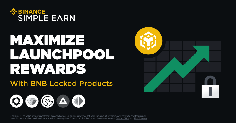 binance's tweet photo. Double your #BNB rewards with #Binance Launchpool and Earn!

Subscribe to #BNB Locked Products and automatically receive Launchpool airdrops 🫡

Get started ⤵️