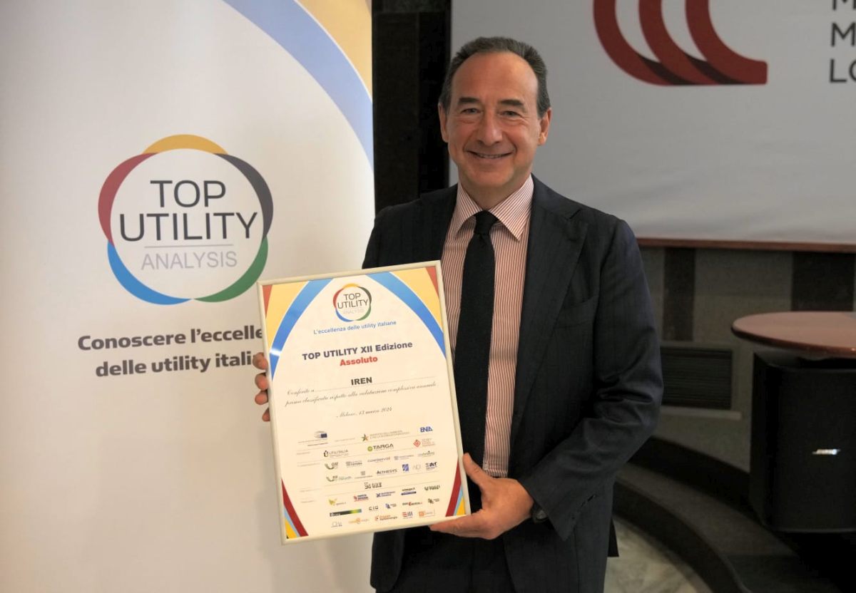 Premio Top Utility 2024, vince il gruppo Iren dlvr.it/T418ld