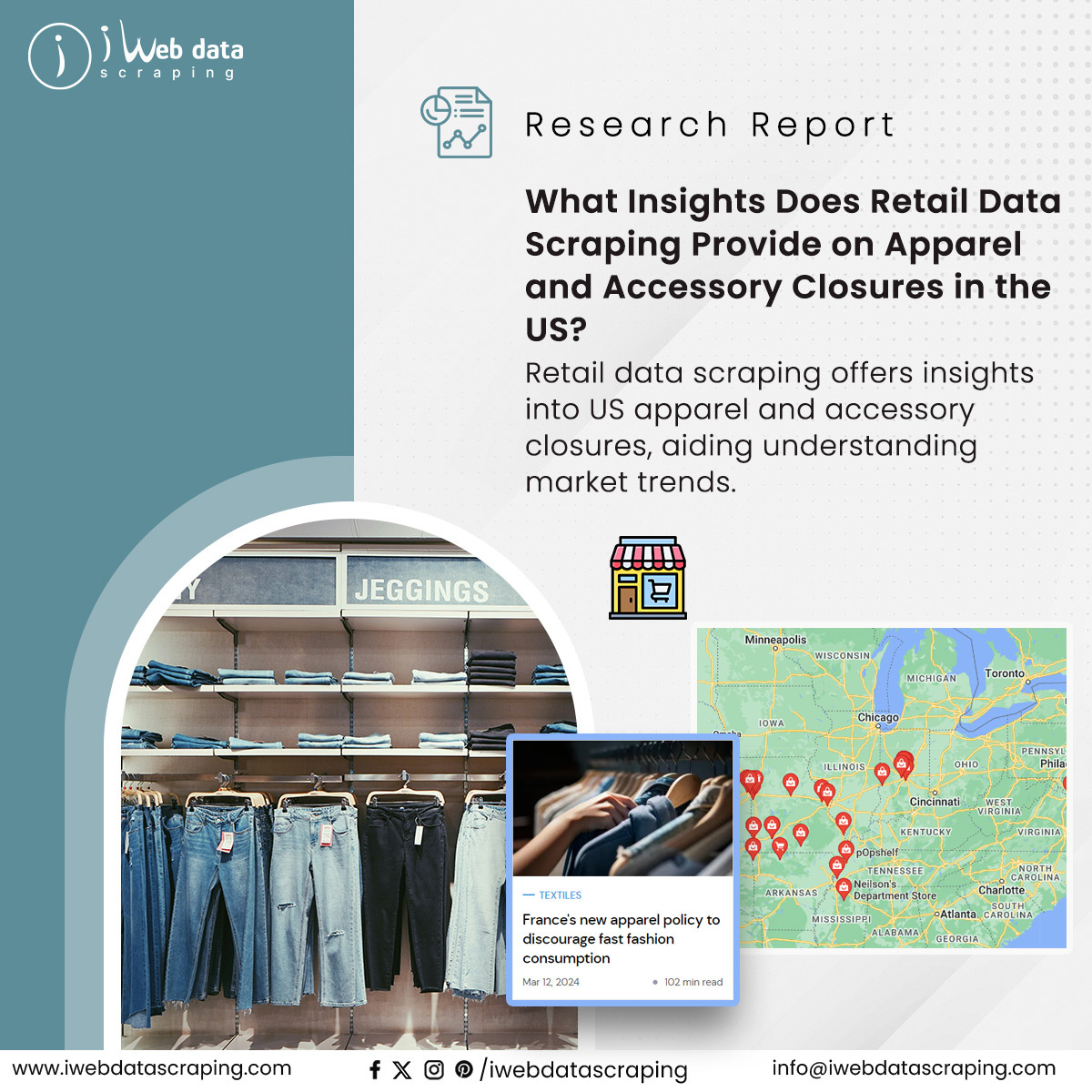 iwebdatascrape's tweet image. #Retaildatascraping offers insights into #USapparelandaccessoryclosures, aiding understanding market trends.
Know More : 
iwebdatascraping.com/retail-data-sc…
#ClosuresandAccessories #iWebDataScraping #ScrapeApparelAndAccessoryClosuresInTheUS
#mobileappscraping #webscrapingapi #UnitedStates