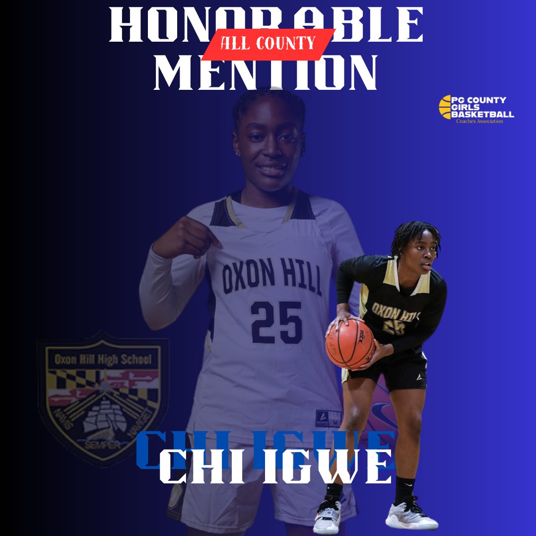 Please congratulate Chi Igwe on being selected by PG County coaches to the PG County Honorable Mention team.

Once a Clipper, Always a Clipper!
