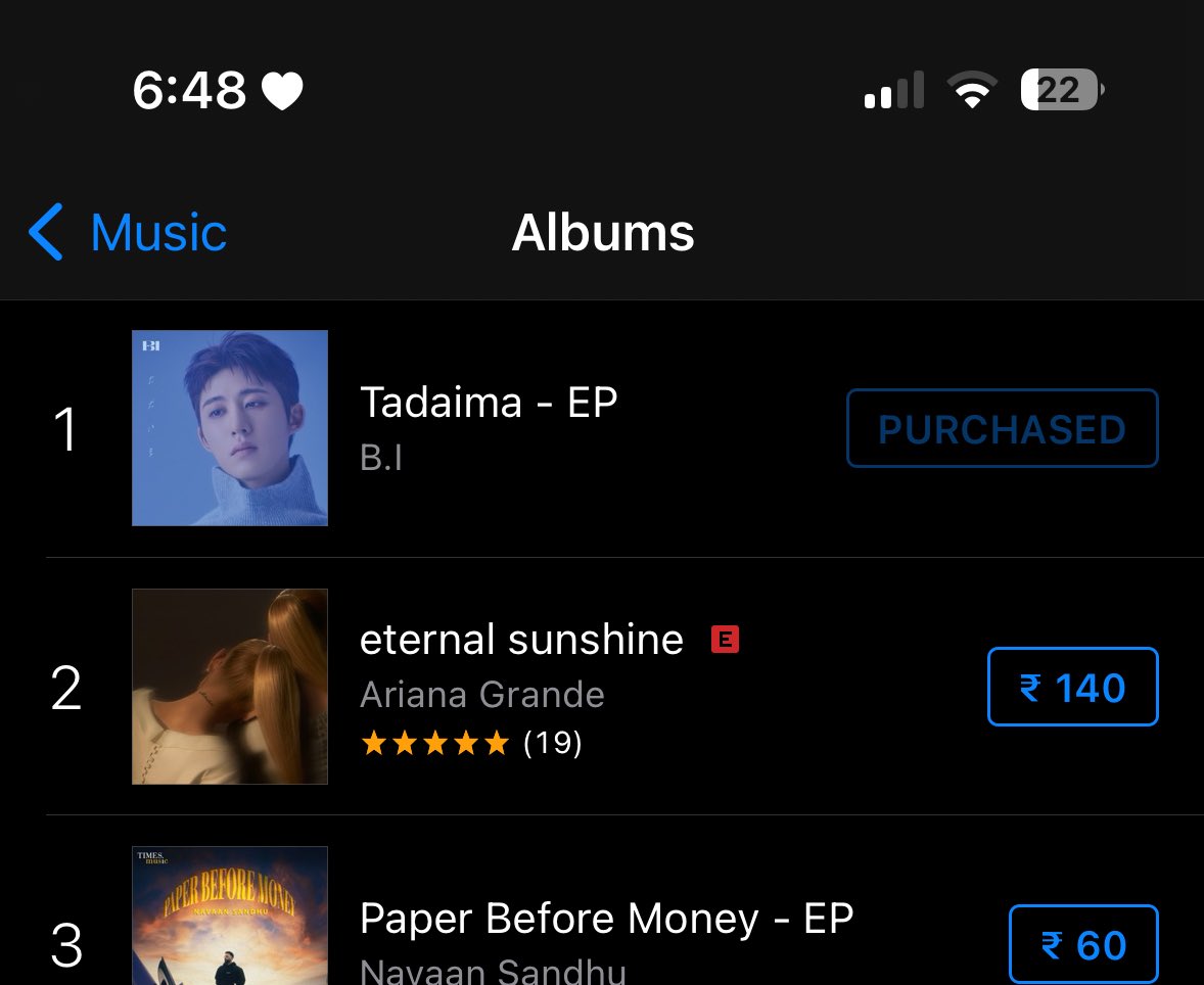 cinbin131's tweet image. #1 in itunes India #TADAIMA @shxx131bi131