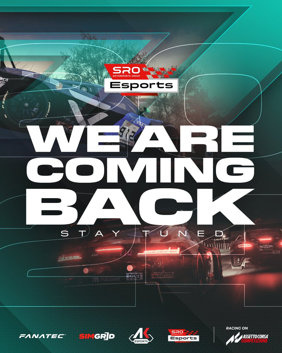 The world of racing competitions has begun, SRO esports is on the starting grid 🏁

@fanatec
@sim_grid

Organized by SRO Esports and AK Esports on @AC_assettocorsa Competizione

#SROesports #AKesports #IGTCE #beACC