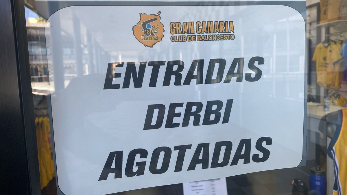 🏀 Agotado en un par de horas el #PackDerbi que ha puesto a la venta el @GranCanariaCB de cara al encuentro que medirá a los claretianos frente al @CB1939Canarias el próximo 24 de marzo en el Santiago Martín