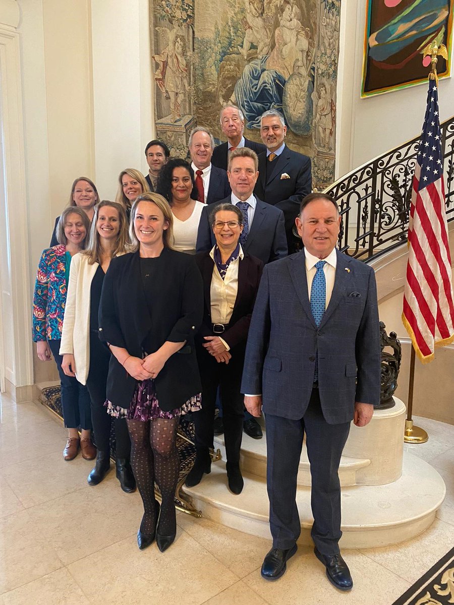 I had the pleasure of hosting our Fulbright Commission board at Whitlock Hall today for the first quarterly meeting of 2024.  We are all excited to learn who will be representing the 🇺🇸 and 🇧🇪 in the program for the coming academic year.  Participating in Fulbright is truly a…