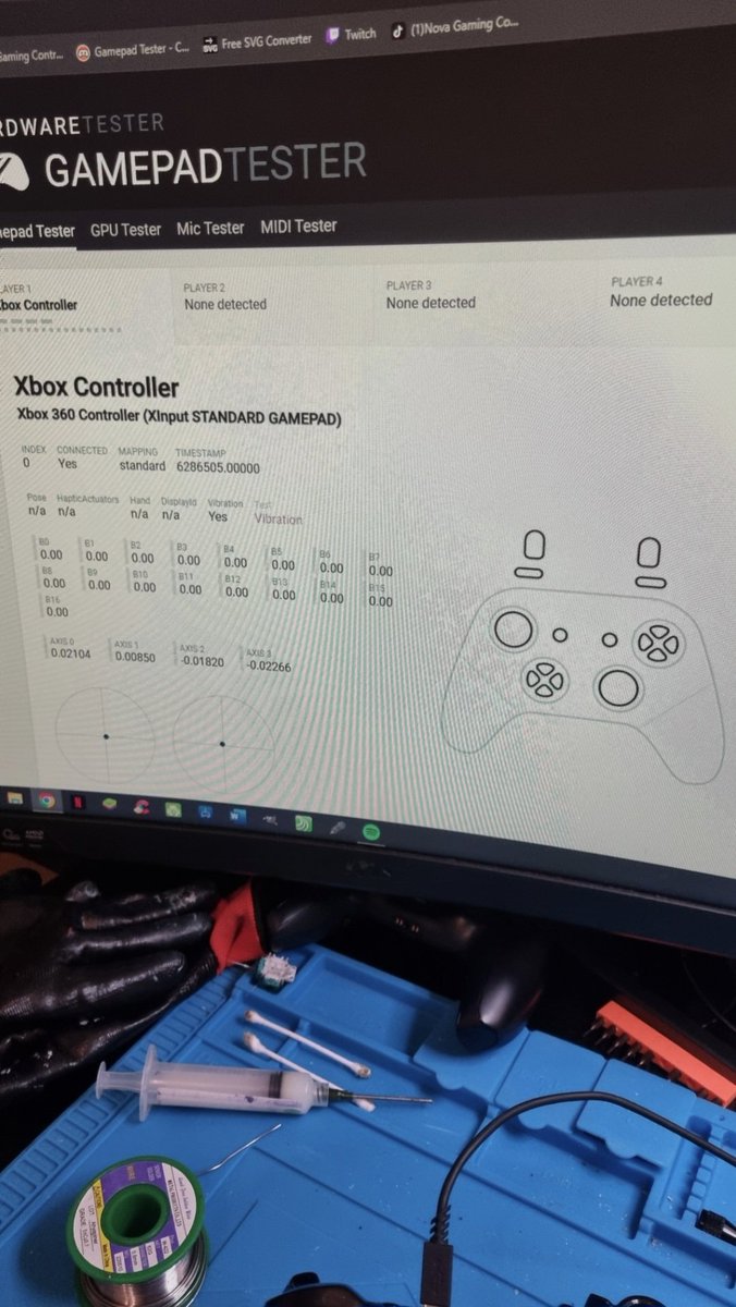 NovaCNTRL's tweet photo. Our Latest repair! Customer sent in their scuf xbox infinity 1 pad which had a few issues with the sticks! 

Swapped out the old stick modules with new and all sorted now! 

Order your repair at https://t.co/SiUlcMlErI 

#nova #xbox #scuf #infinity1 #repair https://t.co/skF3aVLXaJ
