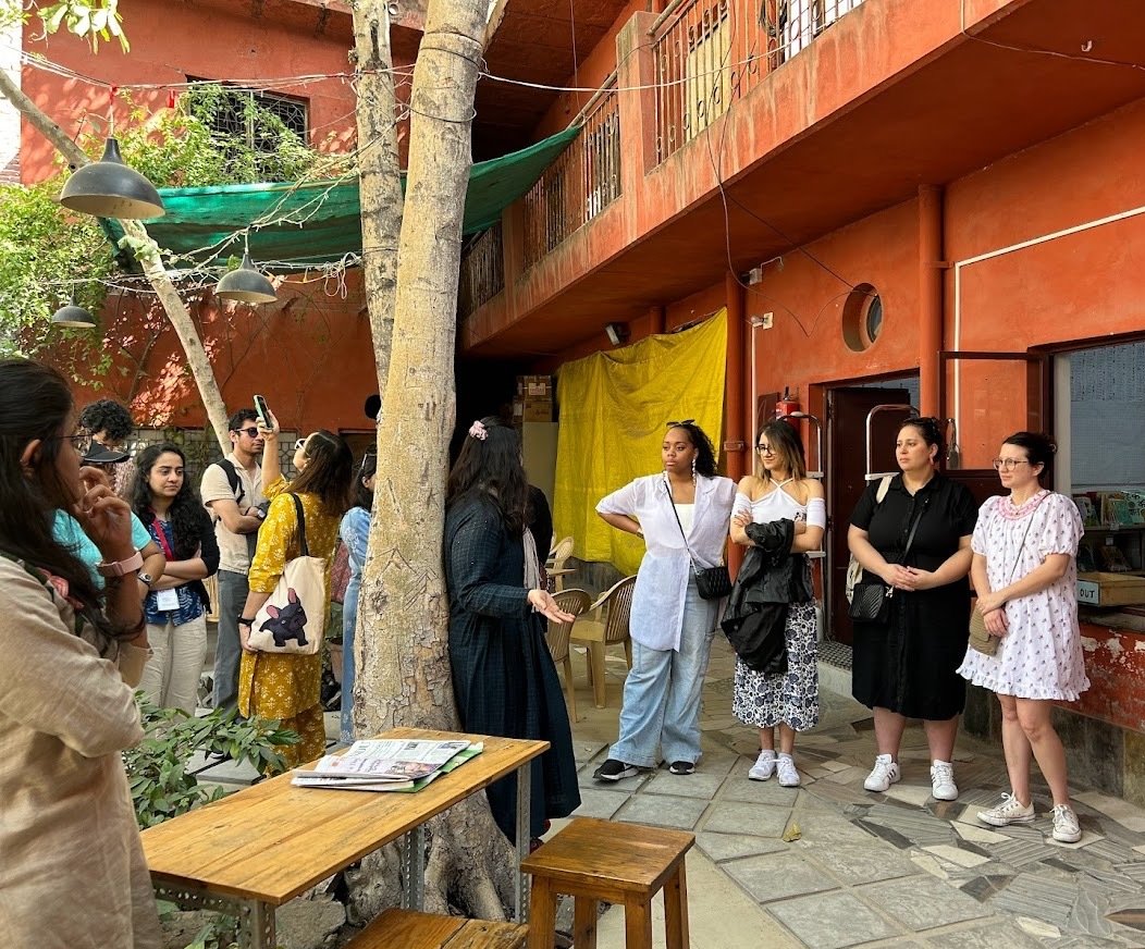 Last week CARGC fellows, faculty, and staff traveled to New Delhi for the pilot of Global Media Cultures Collective Doctoral Institute organized in collaboration with @upiasi & @uohcomm. The institute's program included lectures, workshops, local site visits, and a cricket match!