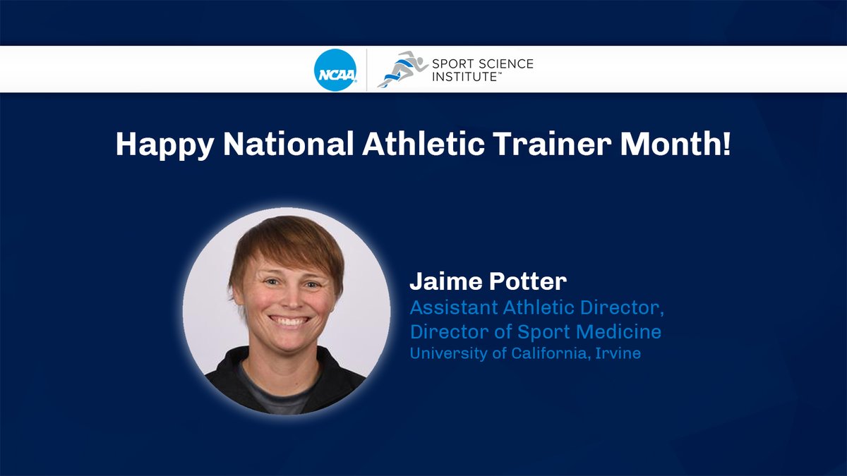 👏Happy #NationalAthleticTrainerMonth! 👏We would like to thank Jaime Potter for her work with CSMAS and for her work to keep student-athletes safe and healthy on and off the field.