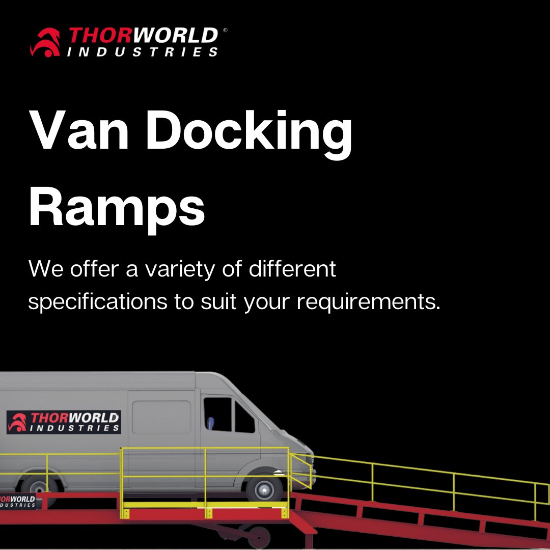 Thorworld's tweet photo. Van Docking Ramps enable speedy and safe access into vans, minimizing the risk of accidents and increasing efficiency in the loading bay area.

Learn more about our products on our website:
https://t.co/RcImaeJryo

#ramp #van #logistics https://t.co/NHdWheMOL4
