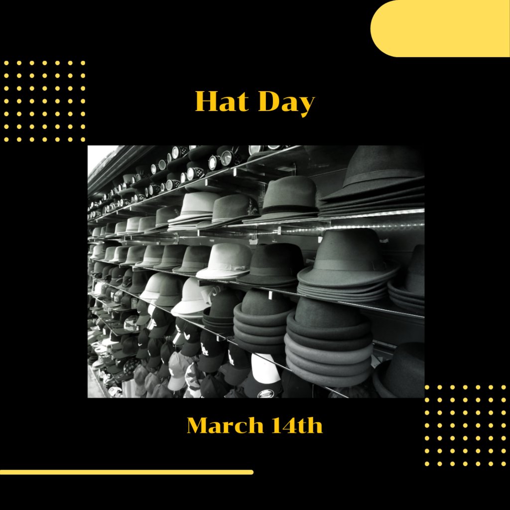 CommerceMiddle's tweet photo. Hat Day!!! Students can all wear hats tomorrow! Free Hat Day on Thursday, March 14th, to celebrate the short week and this warm weather! https://t.co/Ki1Z7Aq48z