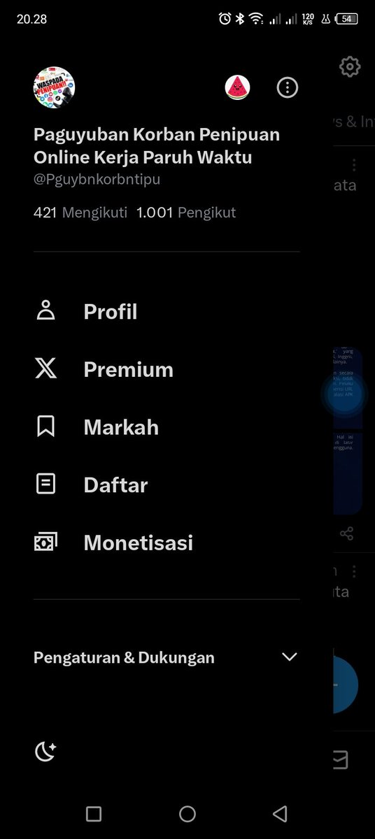 Follower 1.001 dapat penghargaan nich