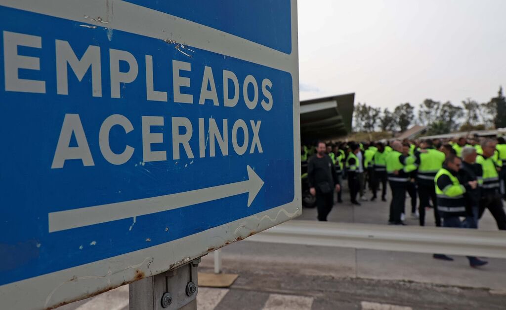 XtobalCM's tweet photo. Huelga Acerinox Europa 
(38 Días)
#1DiaMas
#1DiaMenos https://t.co/xBmdCyY8iA