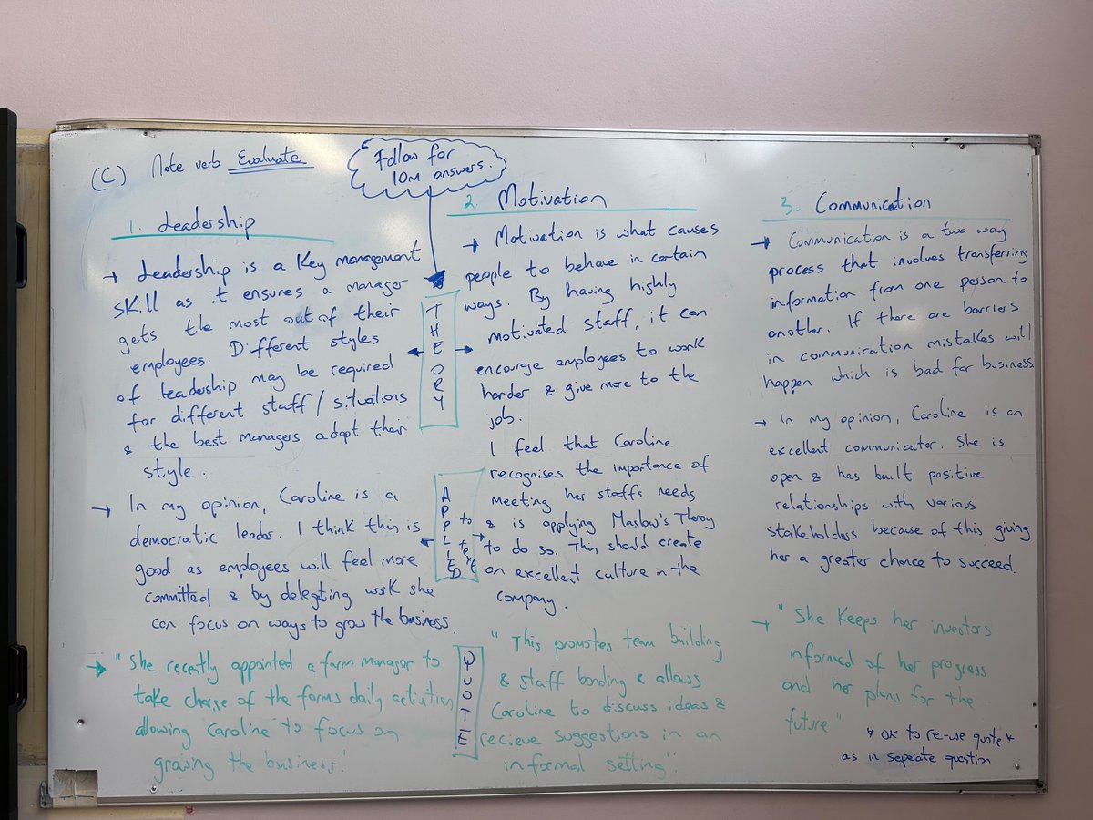 breffniconaty's tweet photo. Some good work with 6th year students yesterday on Mock ABQ. Student driven answer, encouraging links to theory in other parts of course to help answer stand out. @PearseCollege  @bstaidublin https://t.co/BzunDN0FbN