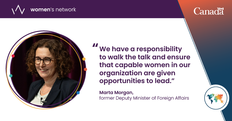 GAC_Corporate's tweet photo. Celebrating a decade of GAC’s @WN_Rdf, a driving force for gender parity, leadership and inclusivity.  

Learn how the network has been empowering women and reshaping diplomatic norms in our latest #GACStory. ♀️