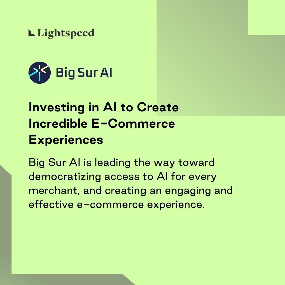 @BigSurAI is on a mission to combine the scale, flexibility, and speed of e-commerce, with the personalized support and thoughtfulness of a retail store with their product: AI Sales Agent. Co-Founders Arnaud Weber (@rnoweber) and Vinod Ramachandran (@contactvinodr) are at the…