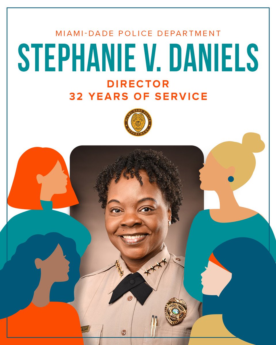 In honor of #WomensHistoryMonth, we highlight women impacting the South Florida Community including Stephanie Daniels, Director of #FootballUNITES partner @MiamiDadePD. #HuddleForTheHolidays #MDPD