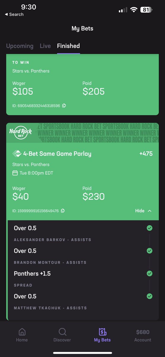 nofadingwithsky's tweet photo. 03/12/24
Swept all across the board ๐งน๐งน๐งน
Comeback cats are back ๐โค๏ธ
UCF -4 (-110) โ
Stony Brook +10 (-110)โ
St. Maryโs +3.5 (-110)โ
#cbbplays #CBB #sportsbettingpicks #SportsBettingX #nofading https://t.co/QsJ7MngKIu