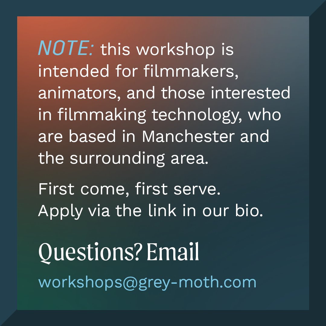 Filmmakers &amp; Animators🕹️📽️

Join us &amp; <a href="/grey__moth/">Grey Moth</a> for a practical workshop, led by the creative team behind upcoming <a href="/bfinetwork/">BFI NETWORK</a>-funded short Into the Betaverse. Learn about their cost-effective solution to motion capture.

📅10:00-16:00, 5 Apr
📍Salford
🔗bit.ly/3TvcHVB