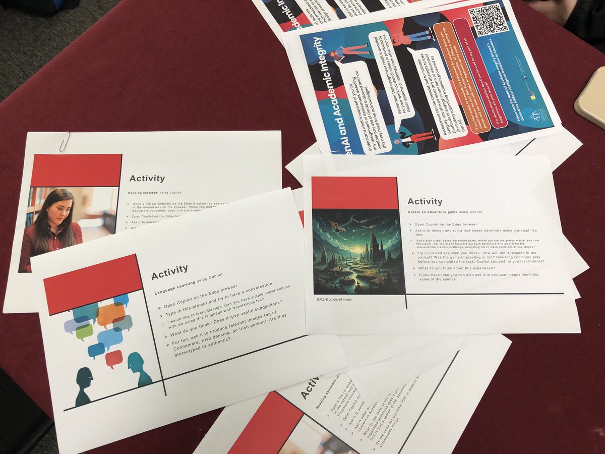 GalwayDigiChamp's tweet photo. Pizza, activities &amp; giveaways 🏅

#AI #GenAI #DigitalChampions #DigitalSkills #DigitalWellbeing https://t.co/flYVYhK9Y2