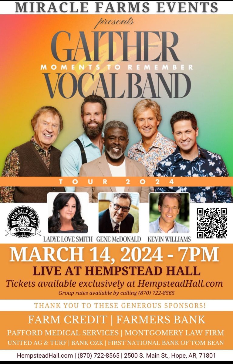 We’re headed to Arkansas. Come on and be with us!!!!