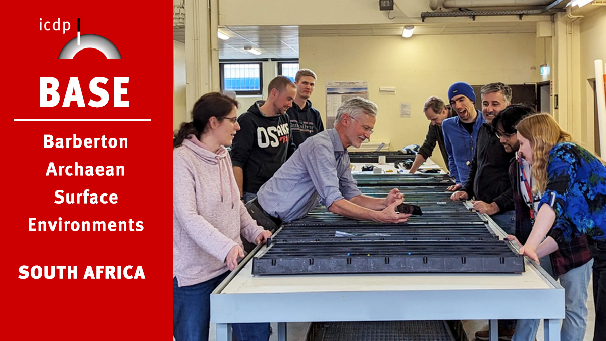 2nd <a href="/icdpDrilling/">ICDP</a> BASE project Core Sampling Party at BGR Berlin Spandau👍: international scientists again busy collecting samples to elucidate early evolution of life/environment in 3.3 billion years cores from the Barberton Mountains region (S. Africa)ℹ️ icdp-online.org/projects/by-co…