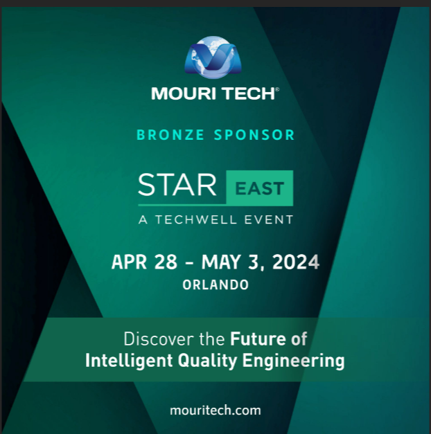 mouritech's tweet photo. Proud to announce MOURI Tech as a sponsor of Star East 2024! Ready to illuminate the path in testing excellence.
https://t.co/G91jWToIFW
#MOURITech #StarEast2024 #TestingFuture https://t.co/zow5CXsGR0