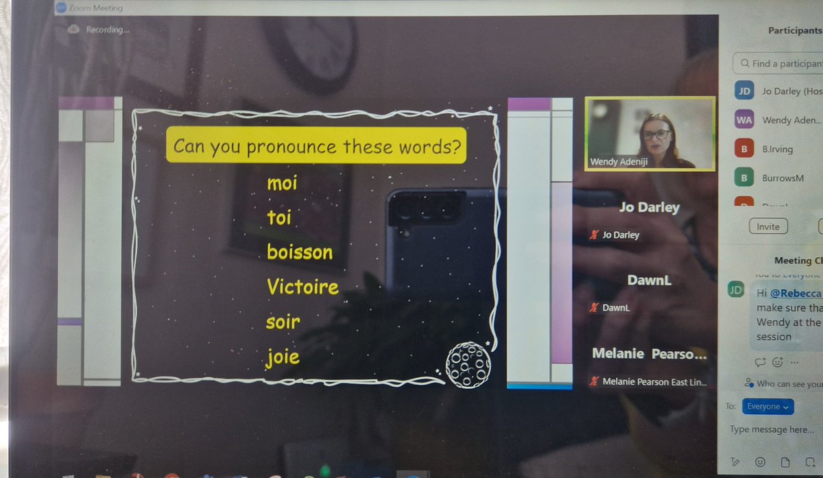 LEADLanguages's tweet image. At the @LEADTSHub secondary online Languages event @wendyadeniji gave us a wonderful, clear and practical presentation on curriculum design in the light of the impending new exam specs.  Key advice about the power of explicit instruction when teaching phonics #LEADSECLANGS24