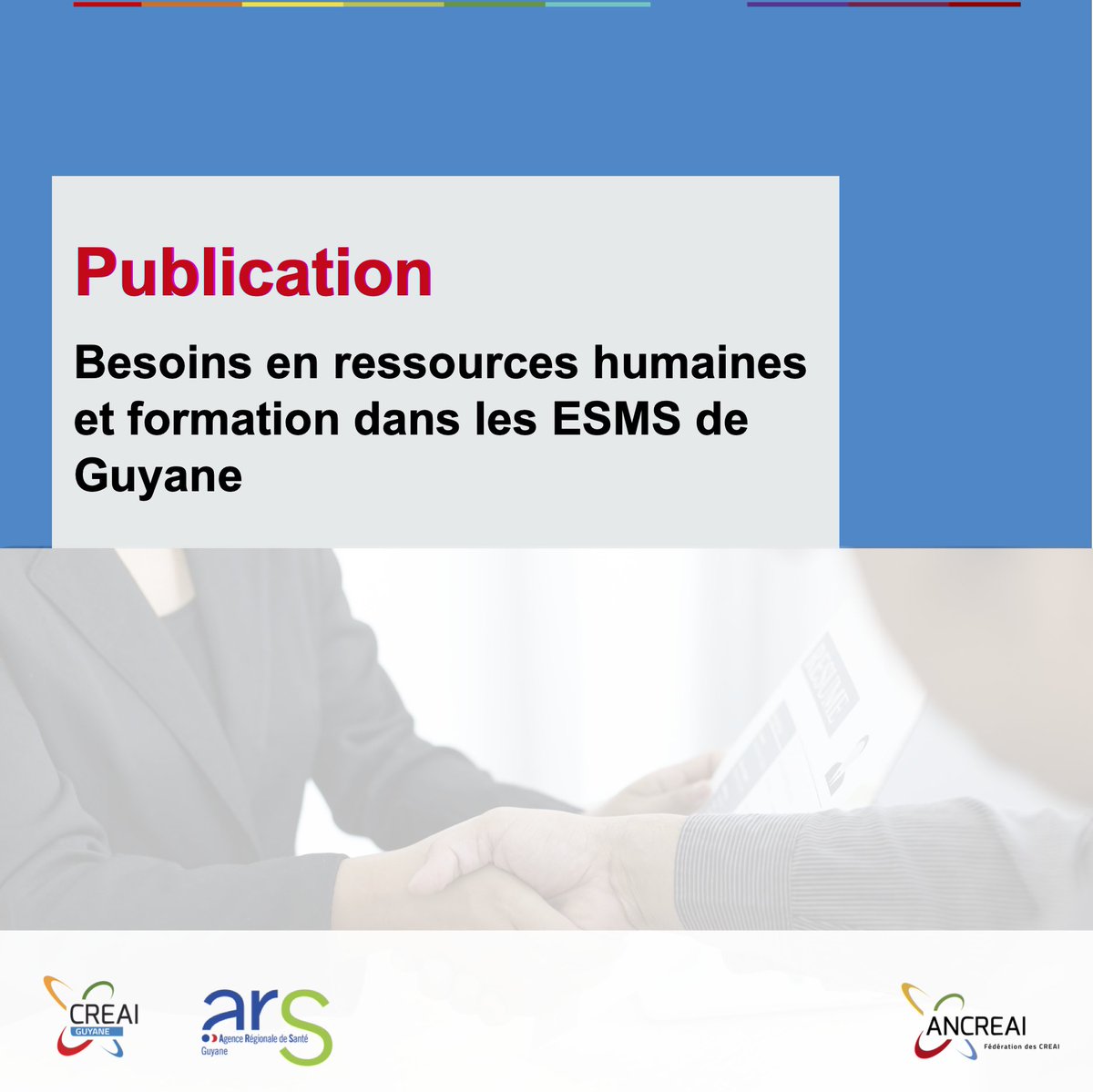 PUBLICATION D'ÉTUDE 📝

Découvrez cette étude du Creai Guyane sur les "Besoins en ressources humaines et formation dans les ESMS de Guyane".

🔹 Étude commanditée par l'<a href="/ars_guyane/">ARS GUYANE</a>
🔹Rédigée par Sophie Bourgarel

Cliquez 👉 urlz.fr/pS6l