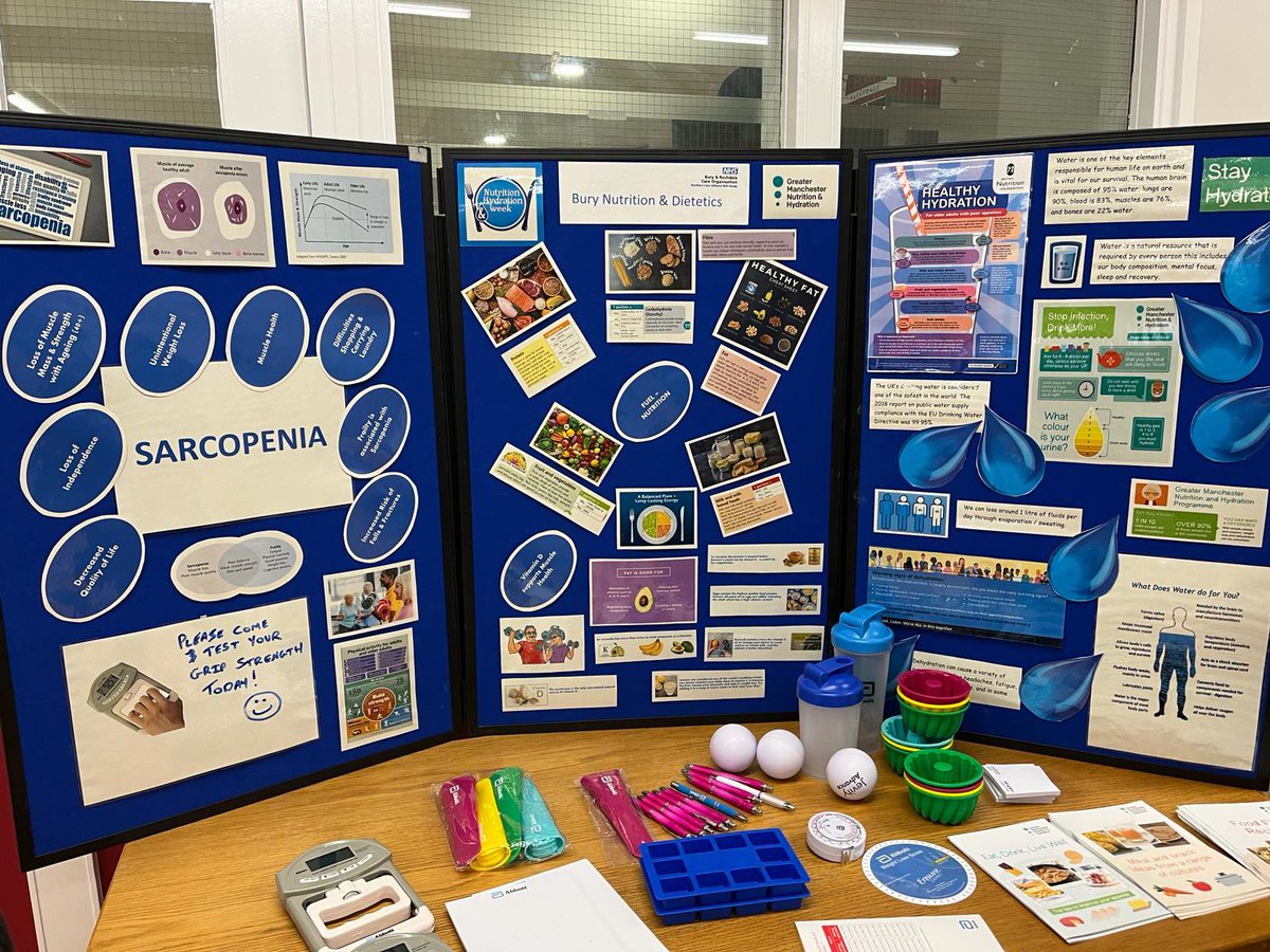 Community and acute dietitians working together with our nursing colleagues to highlight nutrition and hydration week today <a href="/NHWeek/">N&H Week</a> #NHWeek <a href="/BuryCO_NHS/">Bury Care Organisation</a> <a href="/veale_jill/">Jill Veale</a>