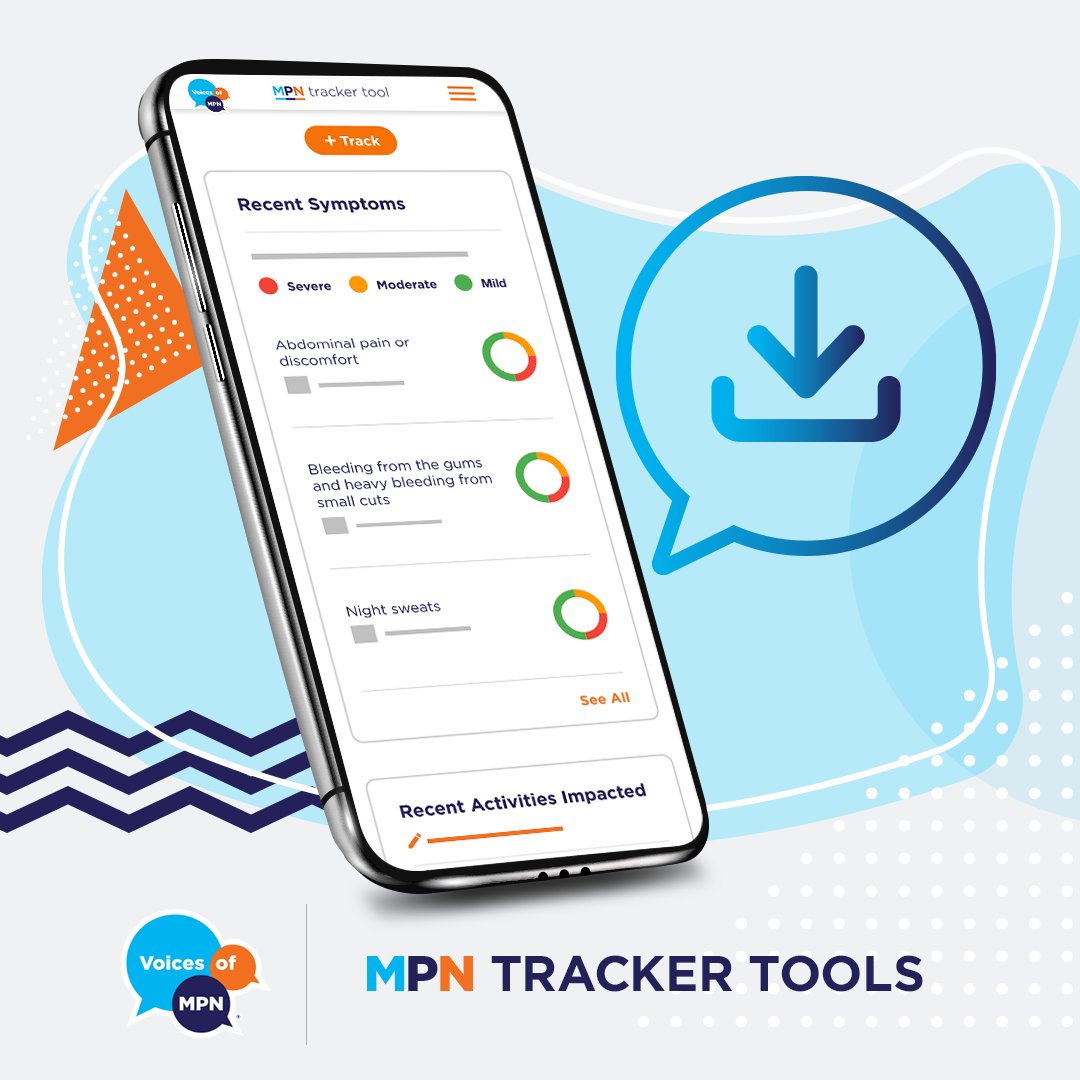 Tracking Tool App—An easy and effective way to track your myeloproliferative neoplasm (#MPN) symptoms. mpntracker.voicesofmpn.com