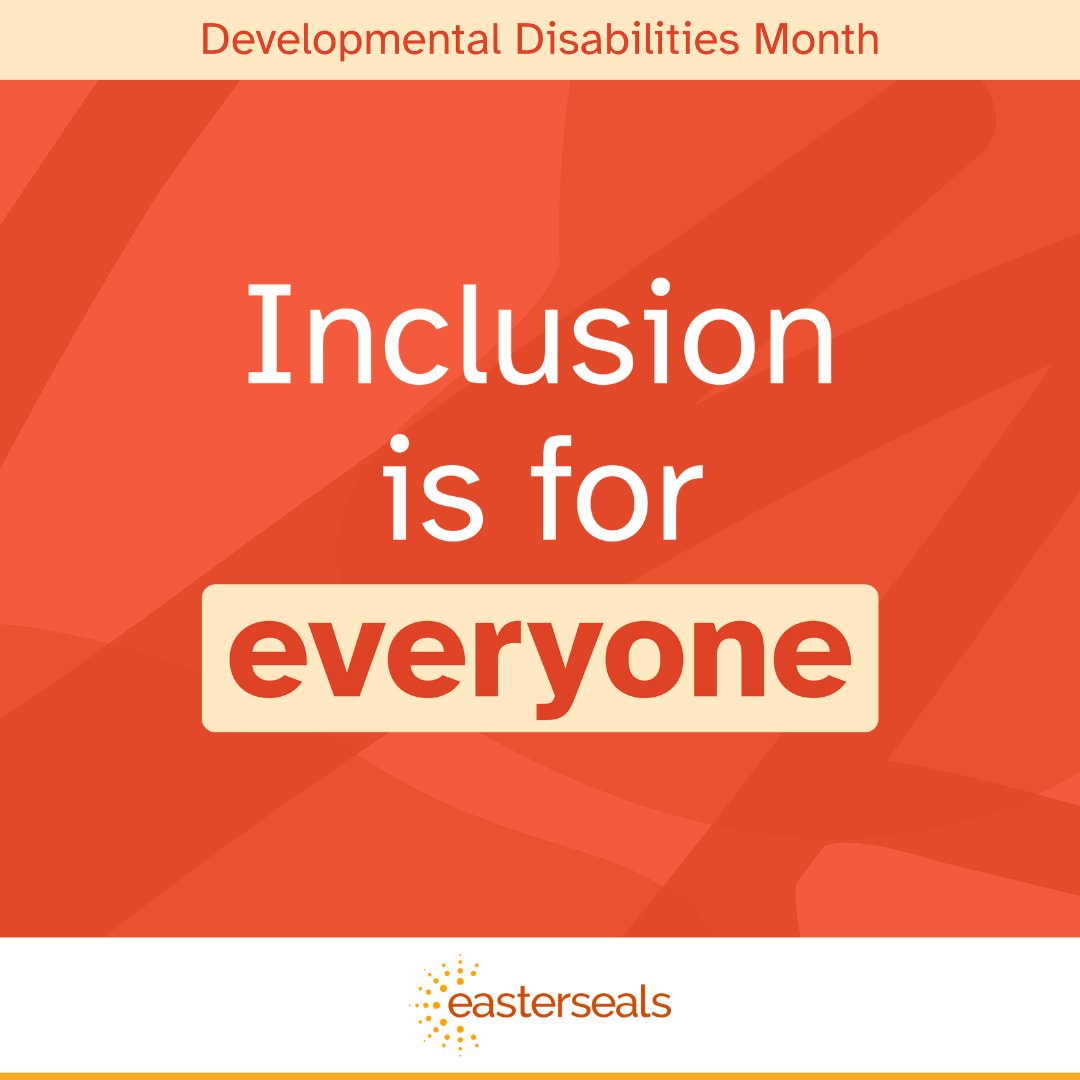 Did you know that March is Developmental Disabilities Month? There are a wide variety of developmental disabilities, and no single definition fits for everyone. Avoid assumptions and get to know people with disabilities for who they are. Remember, inclusion is for everyone!