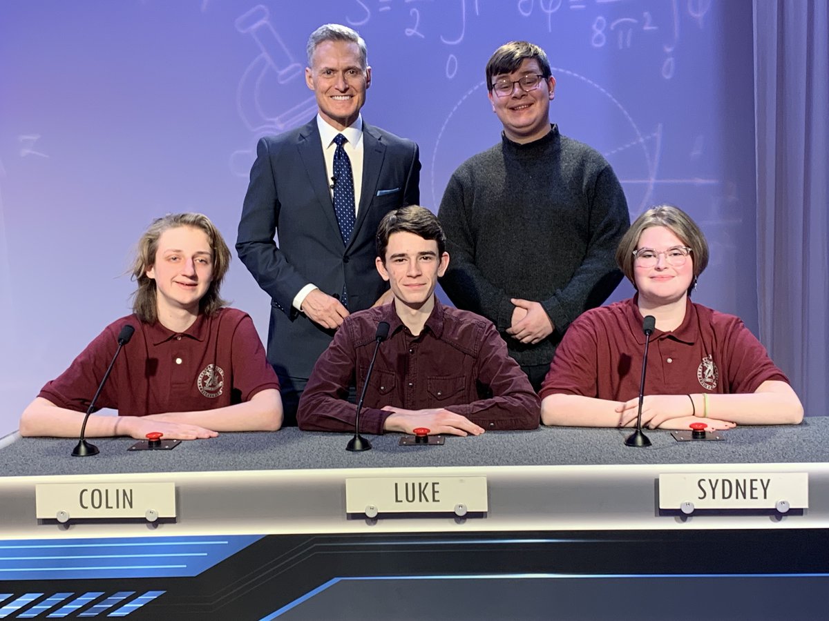 Tune into <a href="/WEWS/">News 5 Cleveland</a> on Saturday, March 16, at 11:30am to see #RRHS match wits with Lakewood and Mayfield on Academic Challenge.

Sydney Allen, Colin Alber and Luke Buehrle represent #RRHS.

#WeRrRiver