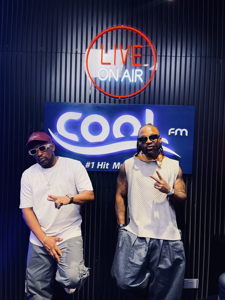 CoolFMNigeria's tweet photo. It’s IYANYA!!! @Iyanya brought his superstar energy to #superstarwednesday with @iamDo2dtun 🔥🤩 y’all know how we get down!

Stay tuned for the full interview and more insight into @Iyanya #onceuponacat project.

#coolfm969 
#superstarwednesday 
#onceuponacat
#iyanya https://t.co/8Y9QdLpD07