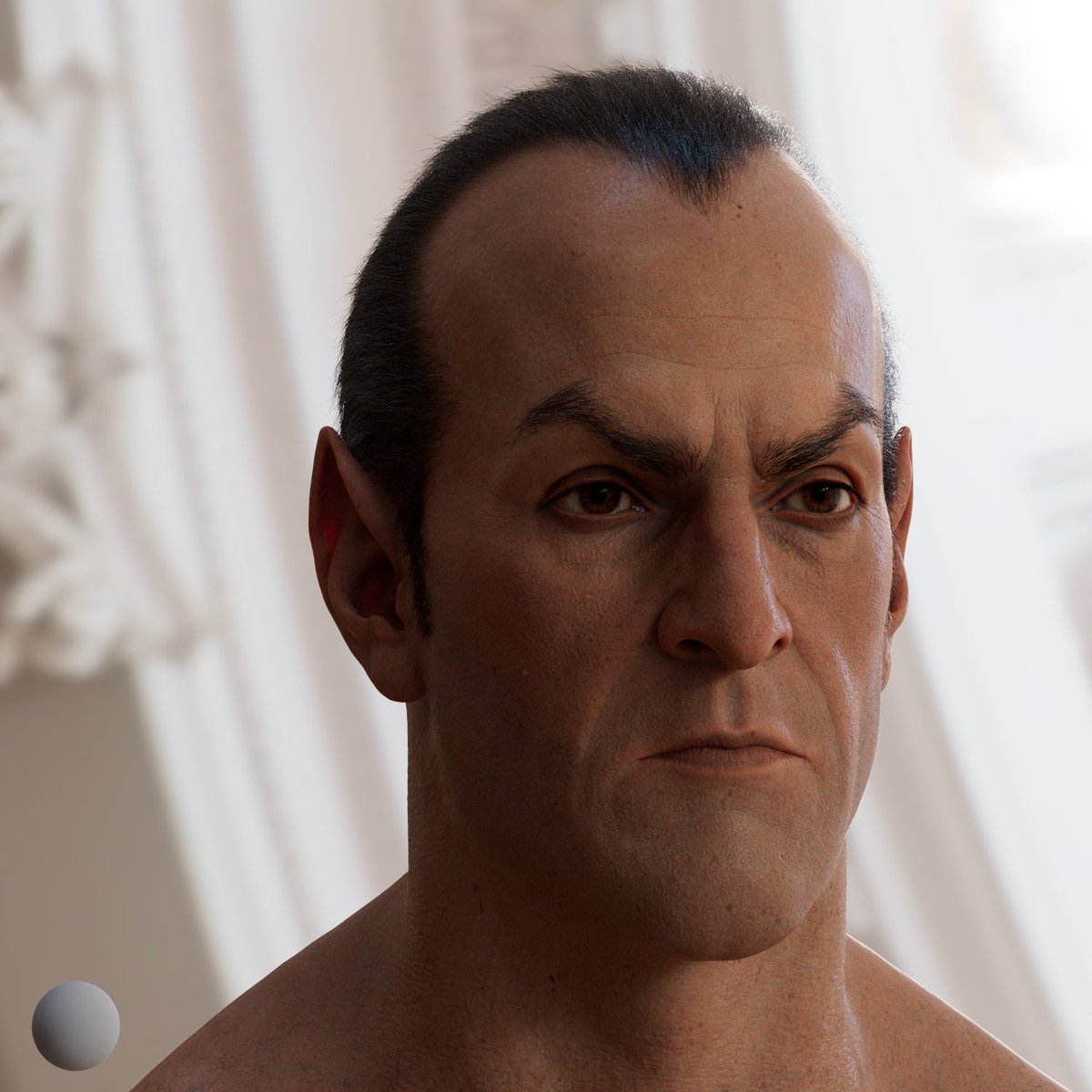XplodingCube's tweet photo. #Maya was in a good mood so #xgen allowed me to give #BlackAdam some hair up top
#3d #3dart #wip #workinprogress #dccomics #superhero #digitalart #zbrush #b3d #blender #blender3d #portrait #comicbookart #3dcg #characterdesign #3dmode https://t.co/icZKidbsBV