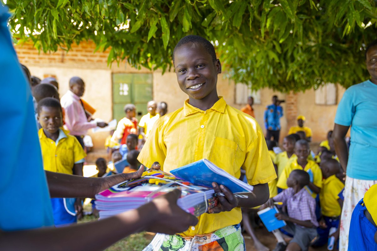 'Education is the key to unlocking the world, a passport to freedom.' - Oprah Winfrey Today, our coaches distributed scholastic materials - books and pens - to 1,233 adolescent girls and boys in our partner schools in Bukedea district, empowering them with the tools they need to…