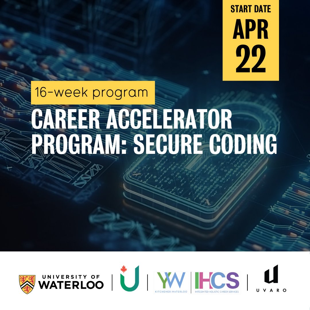 Join <a href="/UW/">University of Washington</a>'s WatSPEED Career Accelerator Program. The <a href="/ywcakw/">YWCA Kitchener-Waterloo</a> is excited to partner in skills and professional training. Visit ywthrift.com/pages/watspeed… to register.
#WatSPEED #YWKitchenerWaterloo