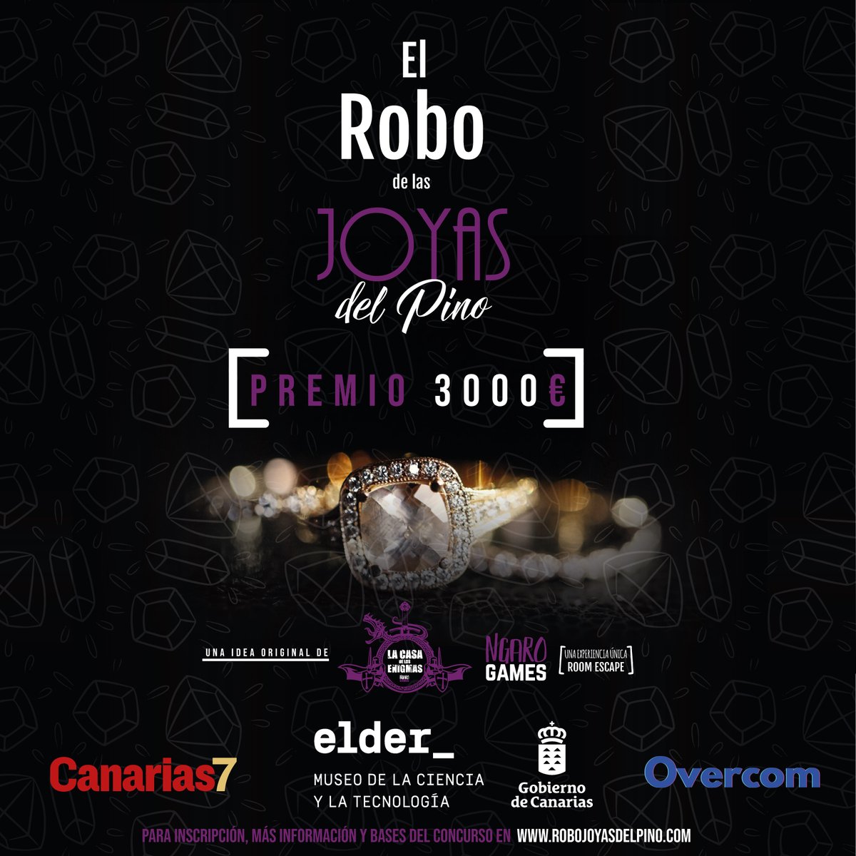 Ya pueden registrase!!!!! 

En el Canarias7 están las bases y las preguntas frecuentes, así como la historia de la experiencia que van a vivir. 

servicios.canarias7.es/robojoyasdelpi…