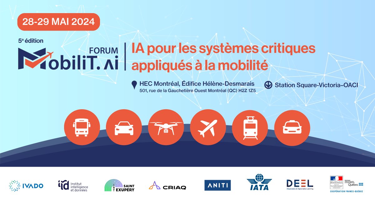 #MobiliTAI est de retour. Plus de détails concernant la programmation sont à venir sous peu. Inscrivez-vous dès maintenant : mobilit.ai
