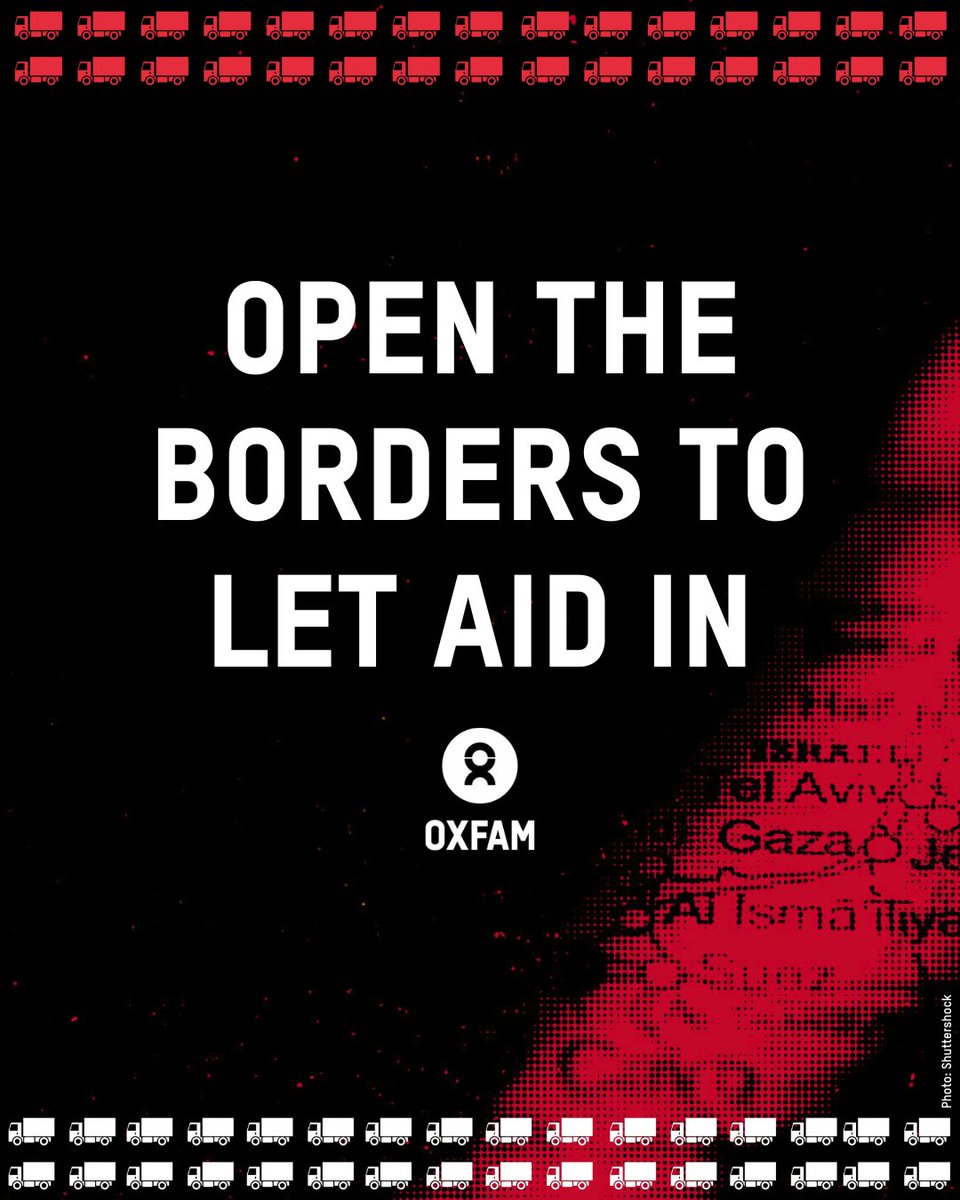 Whilst any efforts to increase aid are needed, airdrops & maritime crossings give the illusion of workable solutions. To provide aid at the scale and speed urgently needed to end this humanitarian catastrophe we need the full opening of land crossings & lifting of aid truck…