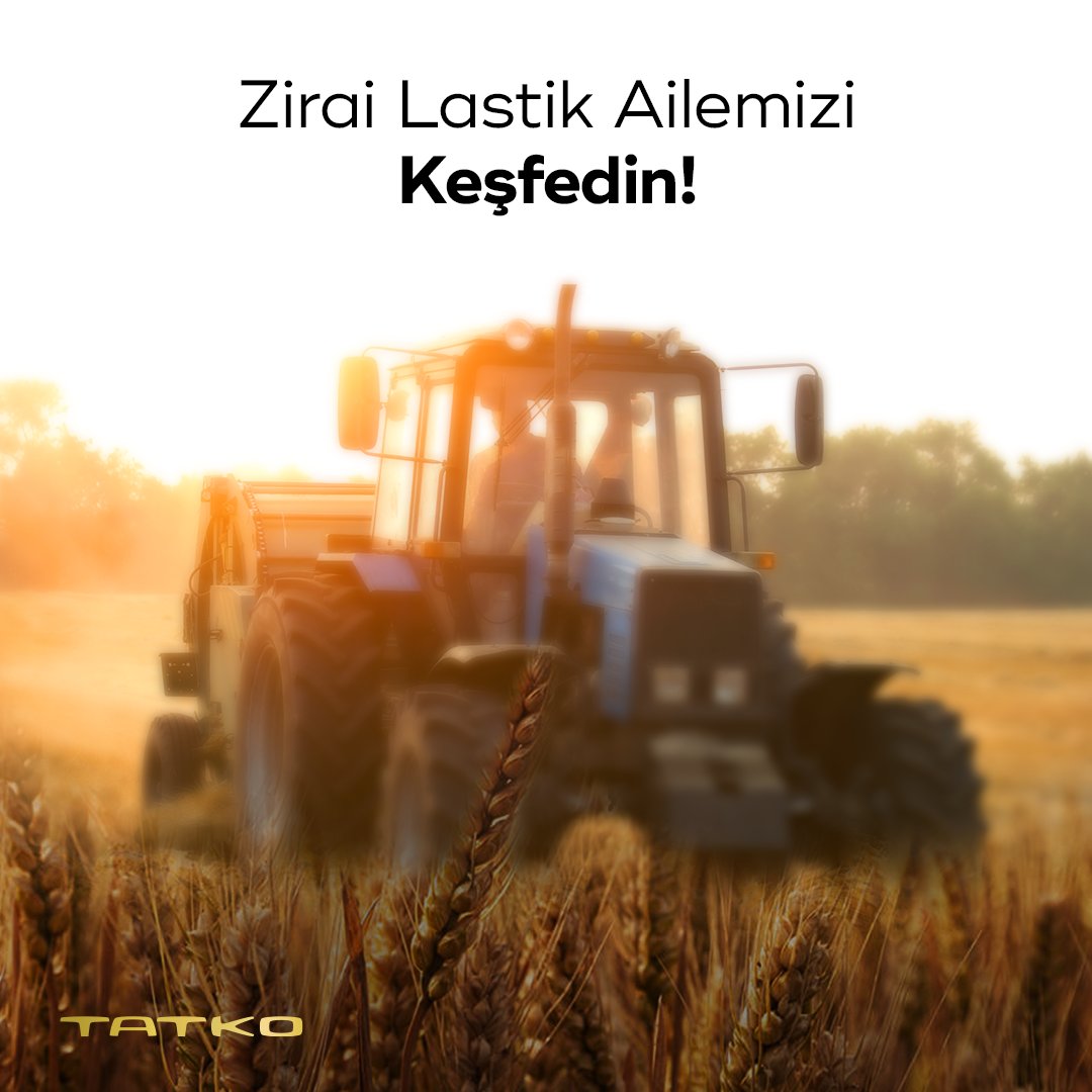 Discover the Agro Tire Family now!

Zirai Lastik Ailemizi Keşfedin!

#TatkoTires #Industrial #Tractor #OffTheRoad #Car #Lighttruck